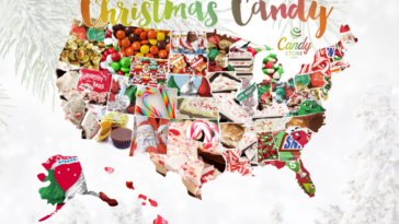 America's Favorite Christmas Candies by State