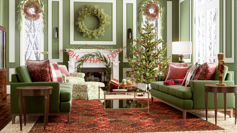 Festive Zoom Background